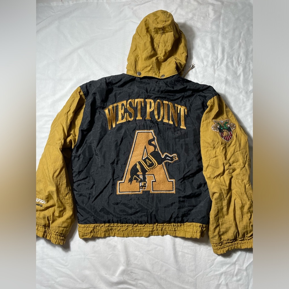 VTG Rare West Point Army Kicking Mule Campri Nutmeg Mills Jacket men size L